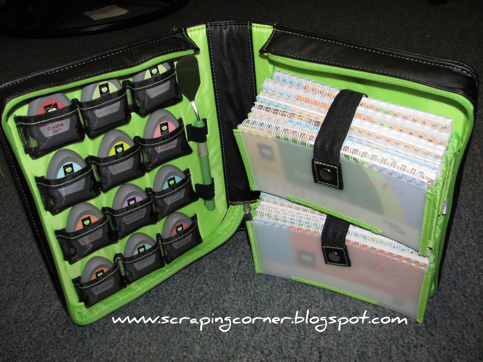 This Scrapper's Corner Product Review Cricut Storage Binder