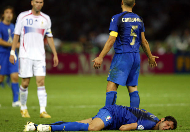 Football Wallpaper: Zidane vs. Materazzi World Cup Final (France vs