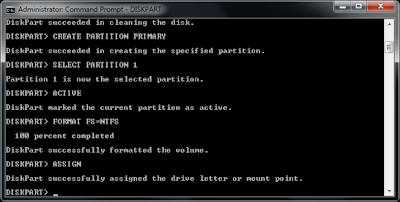 Command prompt-ASSIGN Cara Membuat Bootable USB Windows 7