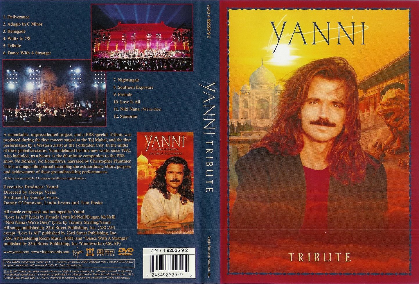 Capas Shows Internacional Yanni Tribute
