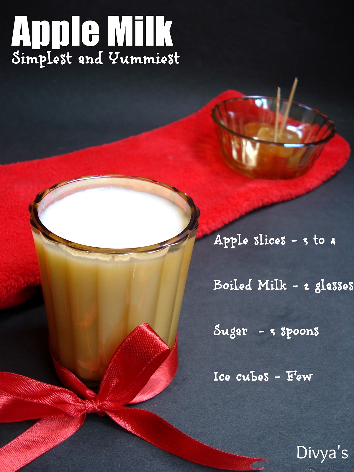 Apple Milk Simplest and Yummiest You Too Can Cook