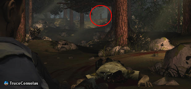 The Walking Dead: Silueta de Clementine The Walking Dead The Game episode 1