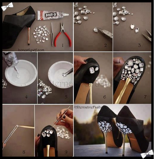 customização de sapatos de noiva