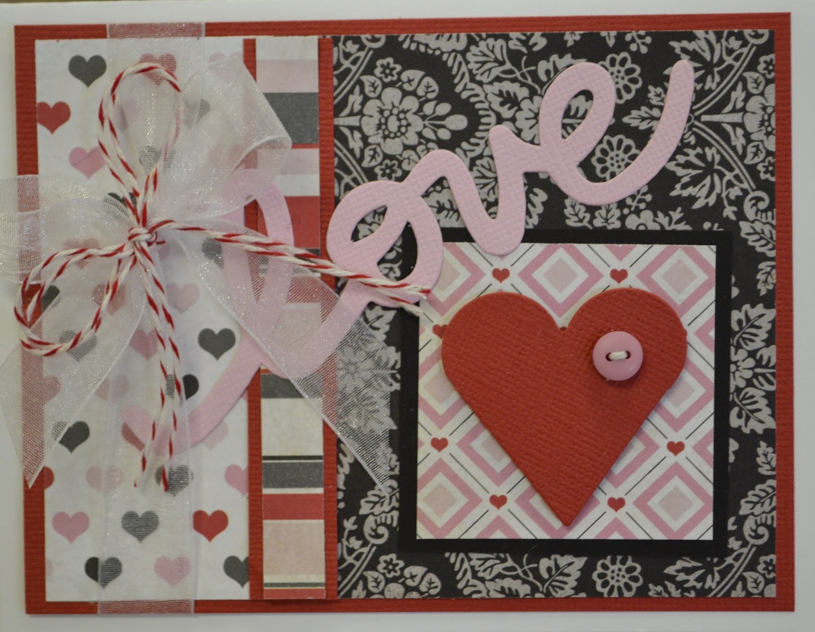 Mom and Me Scrapbooking Valentine's Day Cards