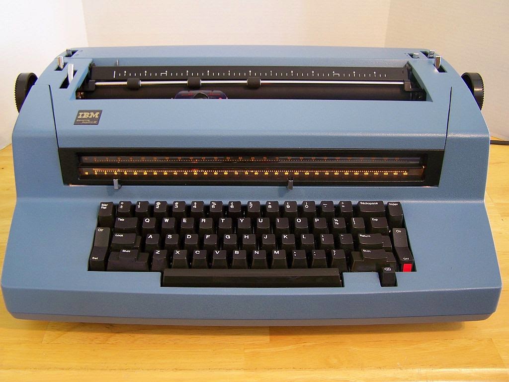 IBM Selectric Typewriters Marlin Blue IBM Selectric III SOLD