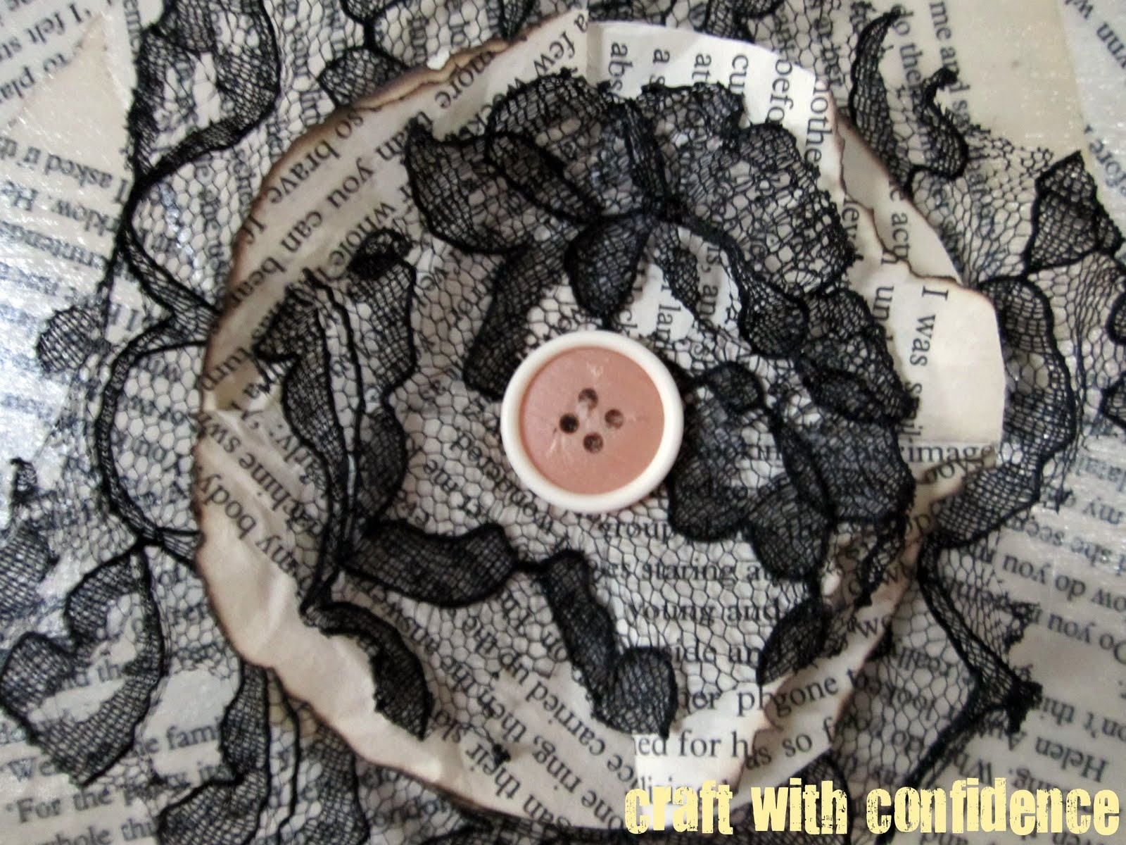 Craft with Confidence A Good Book Quote Art Tutorial