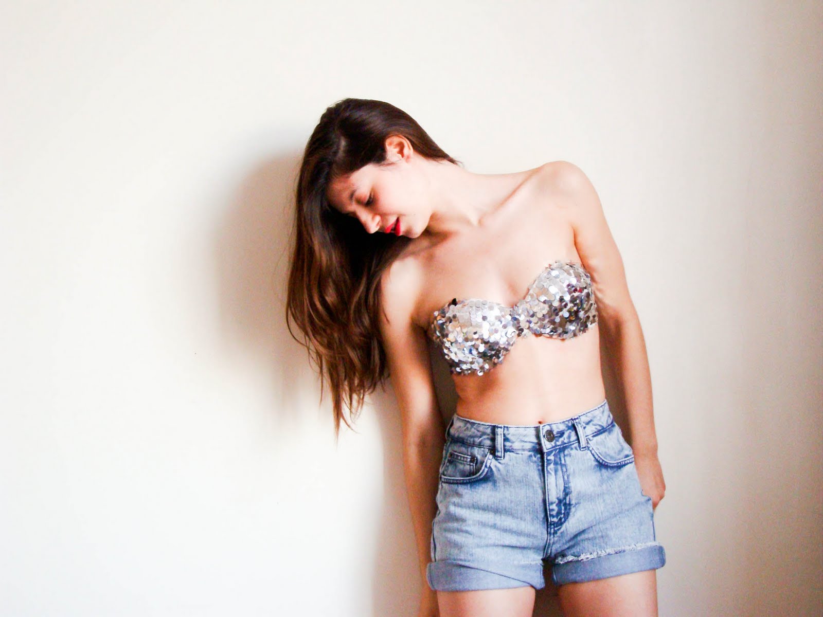 do it yourself // the sequin bra the girl named Love