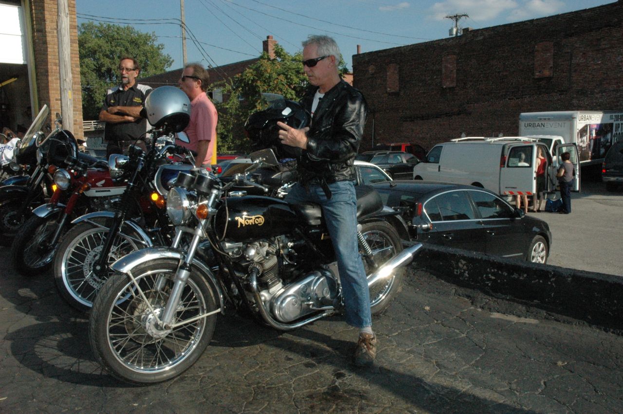 HoAME m/c club's First Friday ridein bike show in