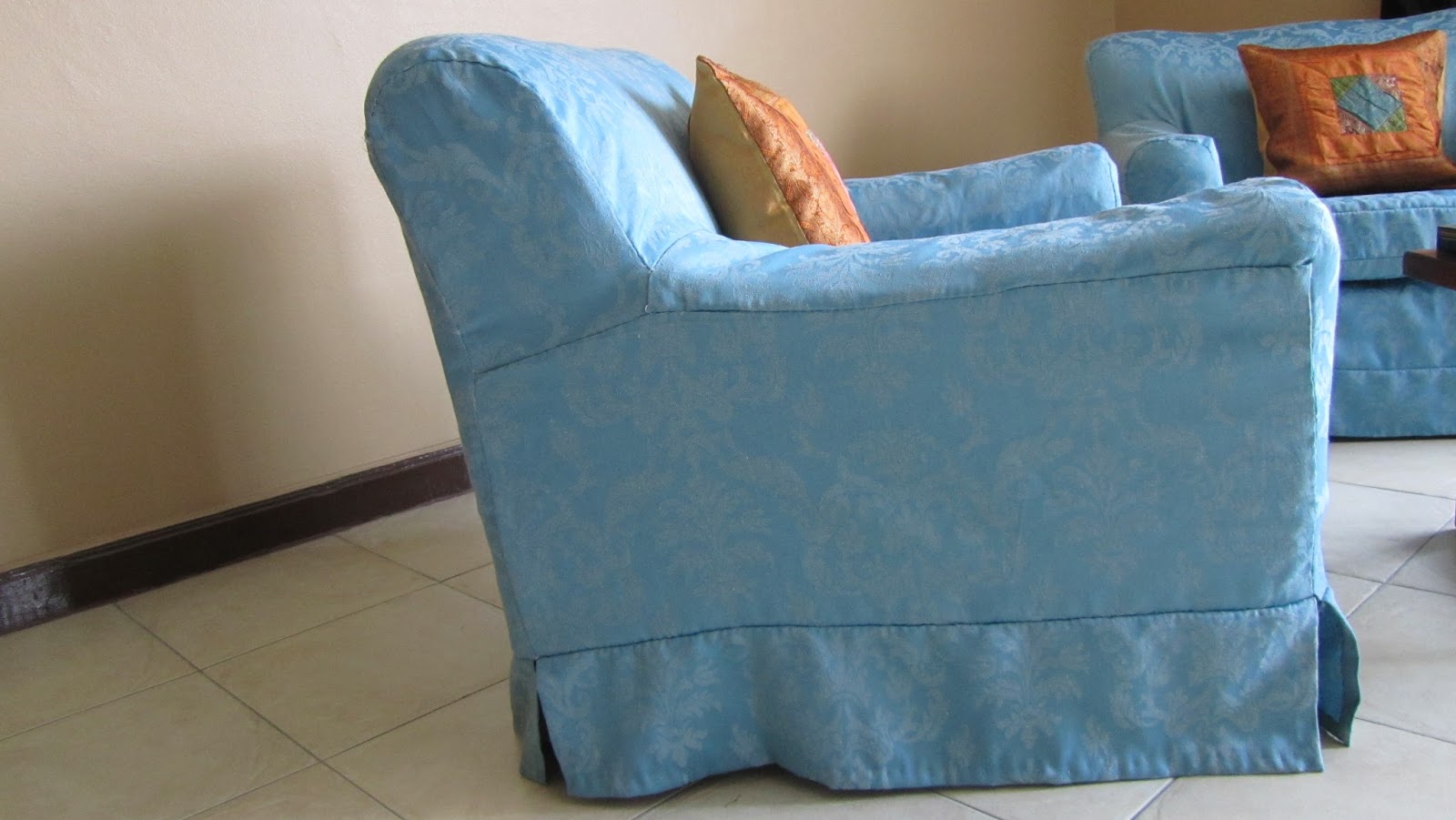 Cooking and Traveling DIY Sofa Cover