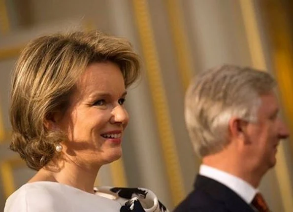 On January 7th, 2016, King Philippe of Belgium and Queen Mathilde of Belgium hosted a reception at the Royal Palace 