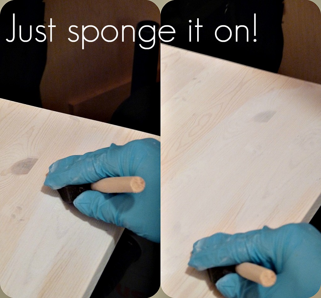 How to Stain Wood with Water Based Stain Our DIY Desks' Surface