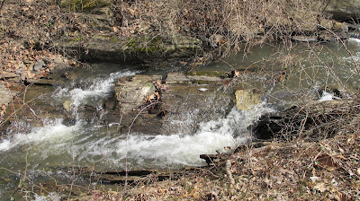waterfall below Lake Siri