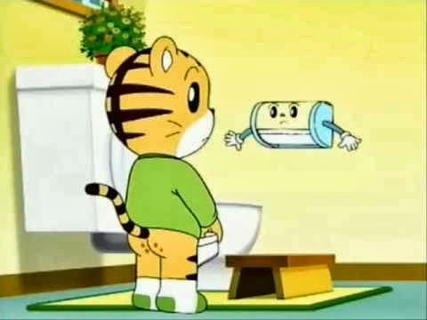 13. Shimajiro Toilet Training Tiger.