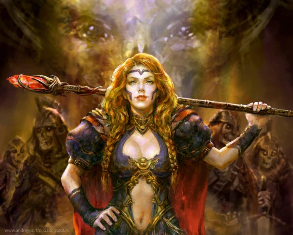 As sombrias ilustrações de fantasia de Andrey Vasilchenko Andrey Vasilchenko deviantart ilustrações fantasia medieval sombria rpg