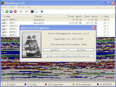 Portable UltraDefrag, System, Tools, Tweak, Tweak Utility, Windows, Windows 7, Portable Applications