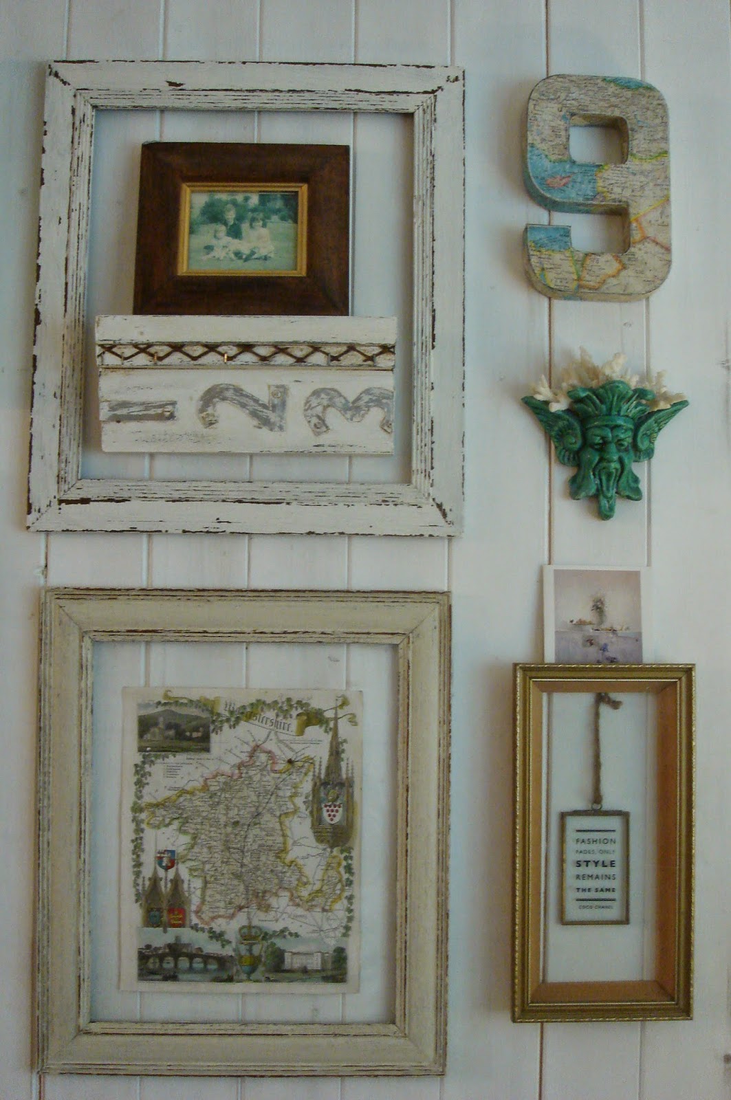 just paint it white updating the gallery wall and milk paint