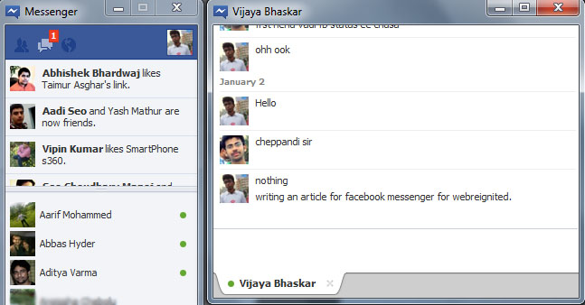 facebook chat messenger facebook chat messenger