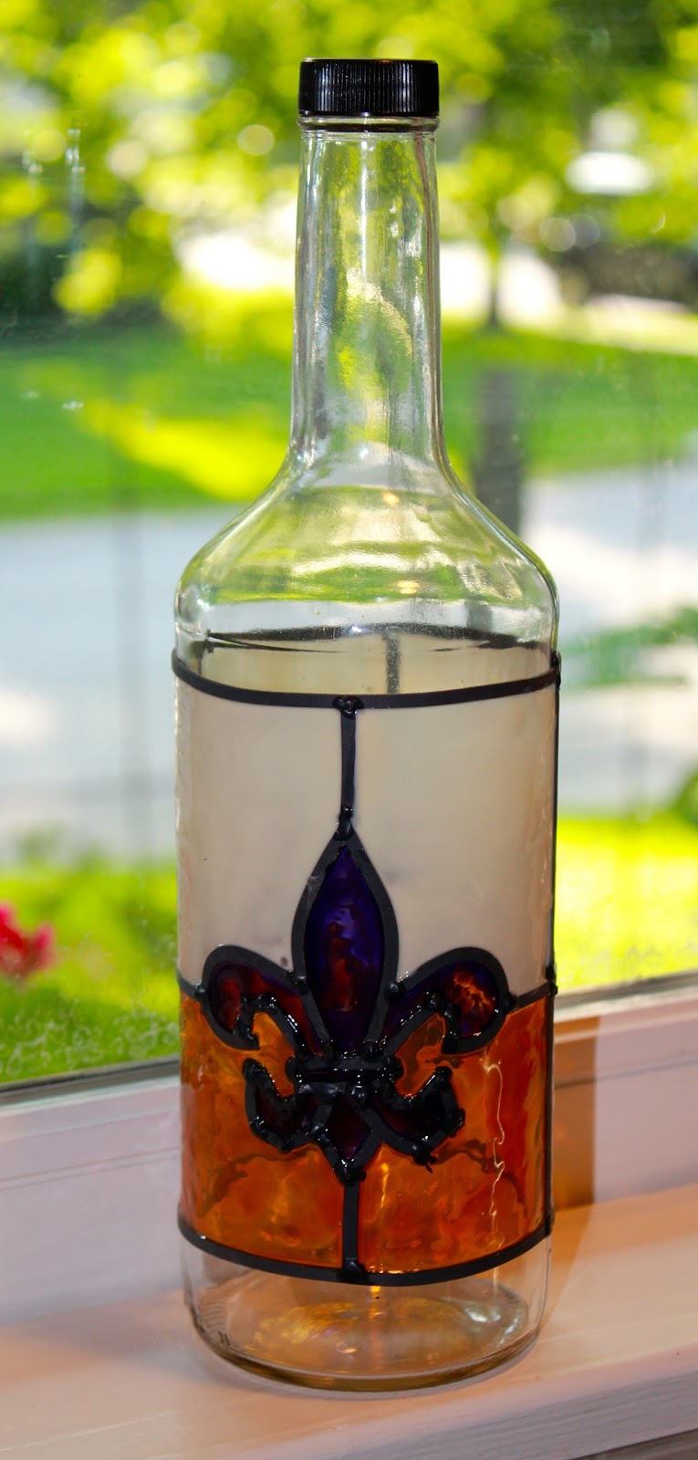 The FABULOUS Blog of Miss Ginger Grant! Stained Glass Bottles and Jars