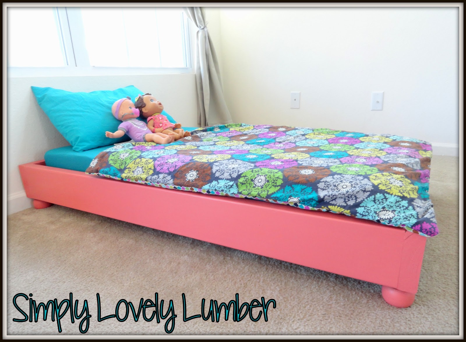 Simply Lovely Lumber Quick and Easy Toddler Bed