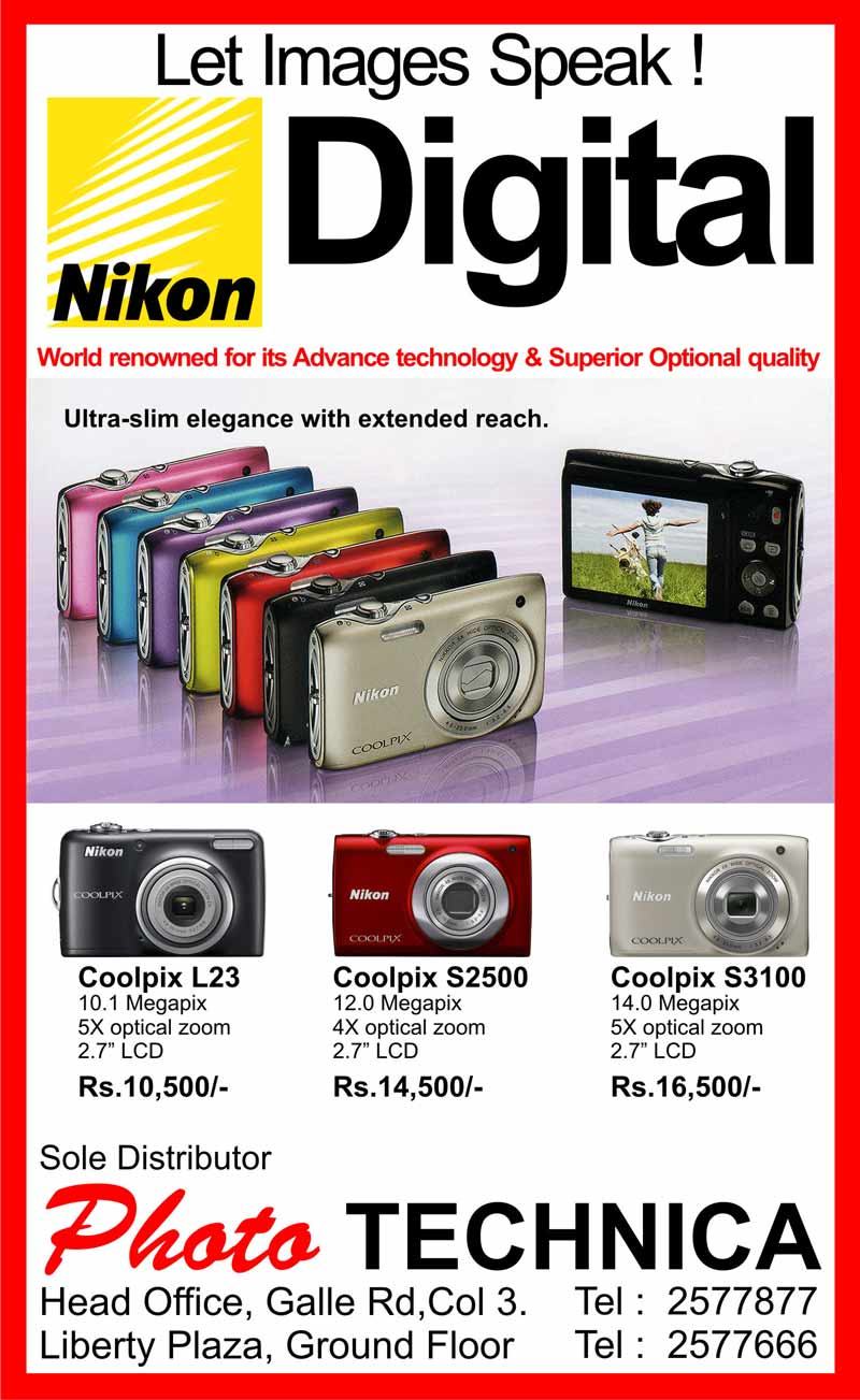 Sri Lanka Staffs Nikon Digital Cameras from Photo Technica‏