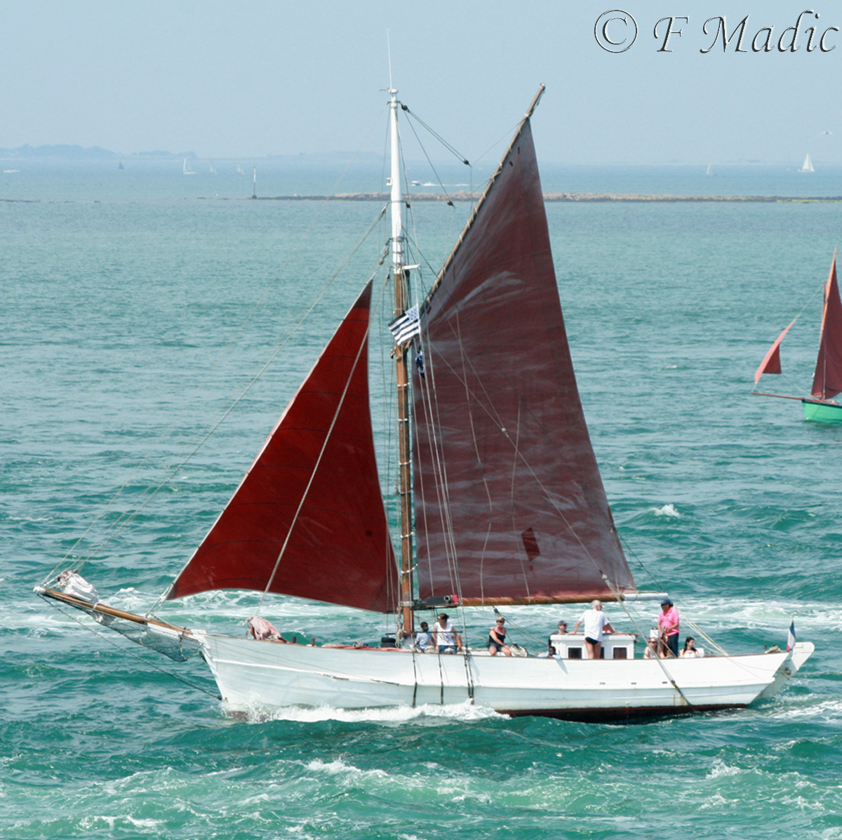 Voilier à un mât (voile aurique ou carrée) ARAGORN