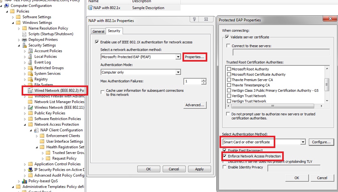 A Networker's Log File Implementing NAP with 802.1x enforcement
