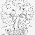 Árvore Com Frutos Para Colorir