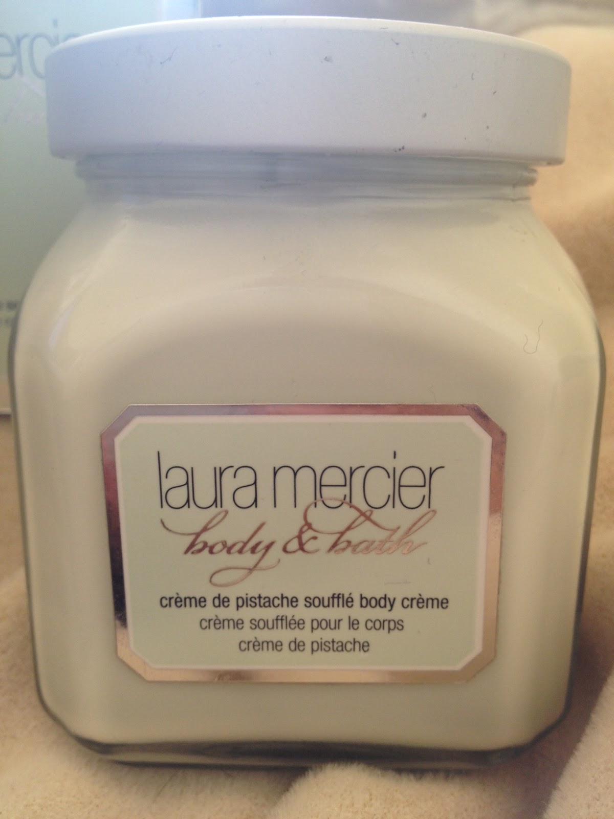NANCY ♡ GIRL ♥ LAURA MERCIER PISTACHE DE CREME SOUFFLE BODY CREME ♥