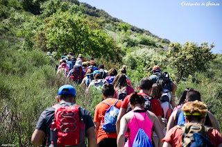 Senderistas en la Sierra Sur de Jaén Senderistas en la Sierra Sur de Jaén