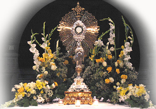 Résultat de recherche d'images pour "en prière devant le st sacrement"