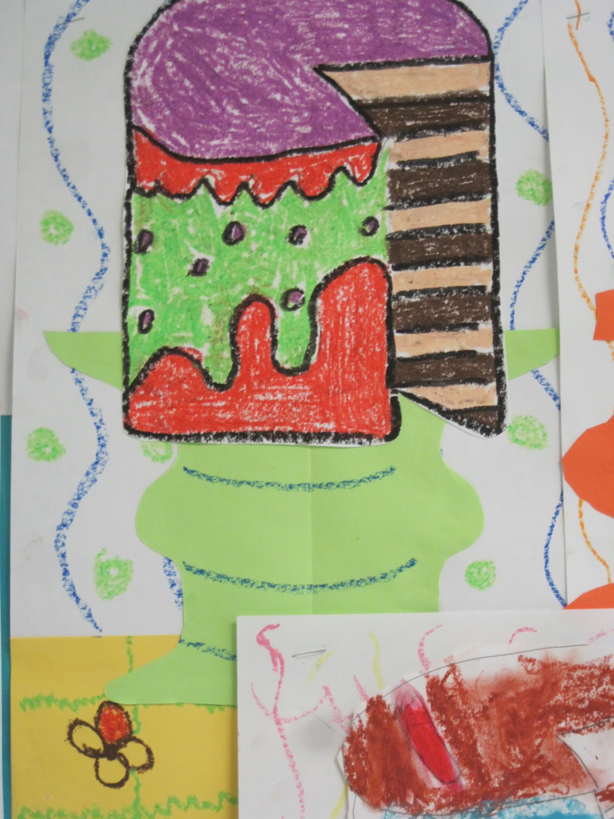 Lines, Dots, and Doodles Cakes, 2nd Grade