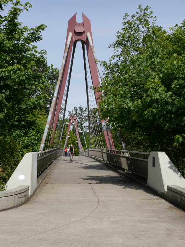 Eugene bike bridge