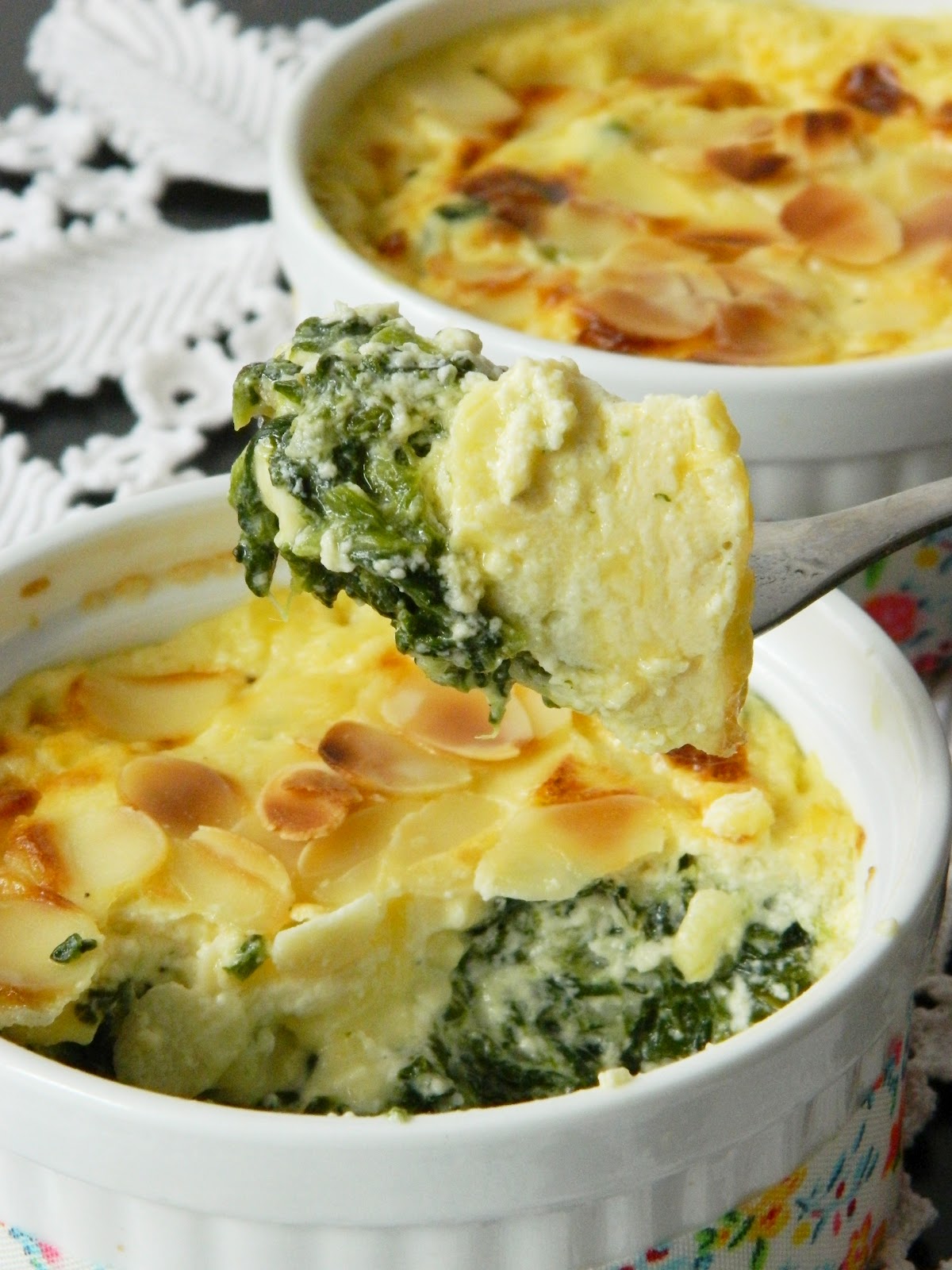 Dr Ola's kitchen Oven Spinach ramekins