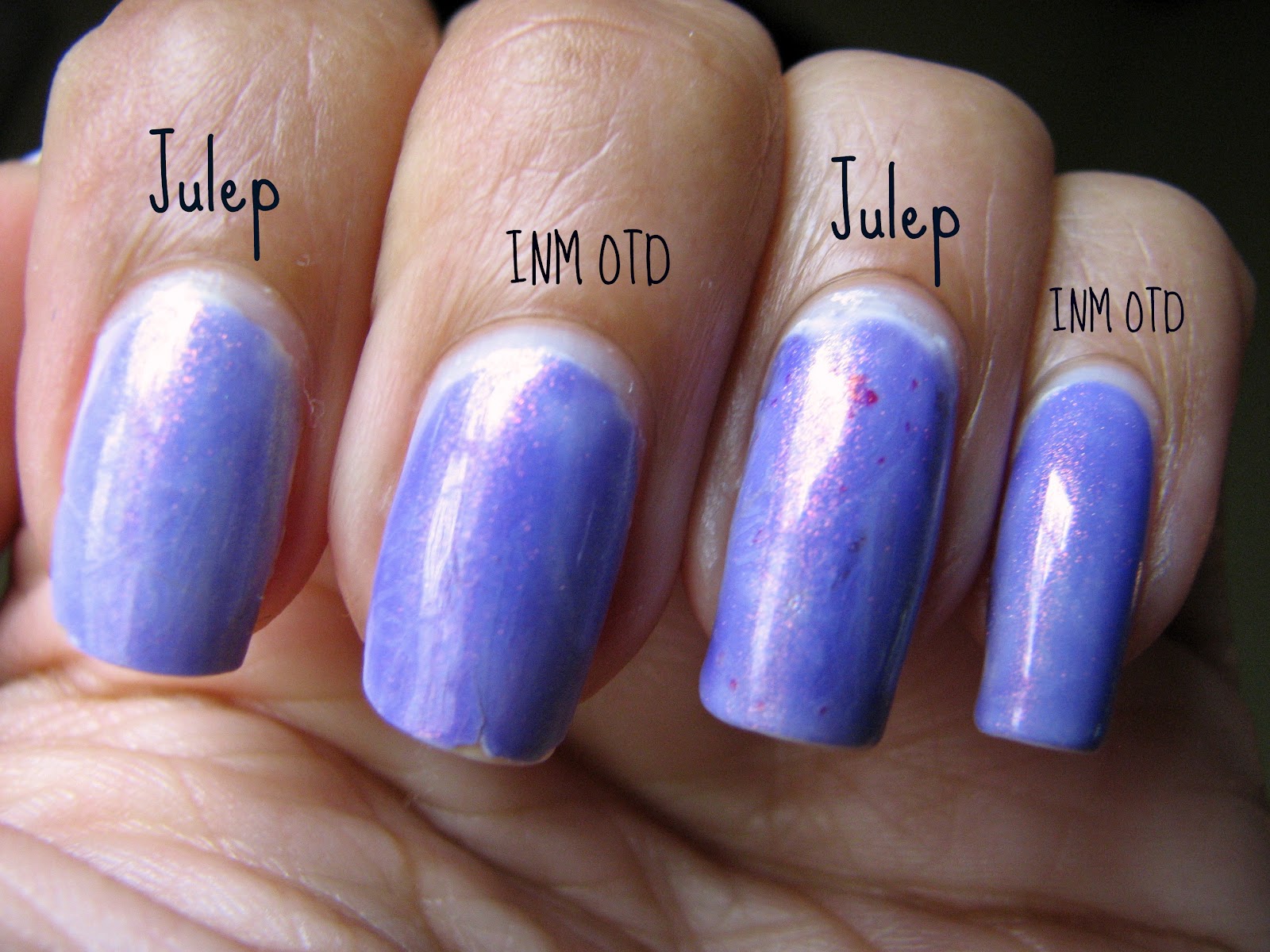 Mangling My Manicure Inm Out The Door Vs Julep Fast Drying