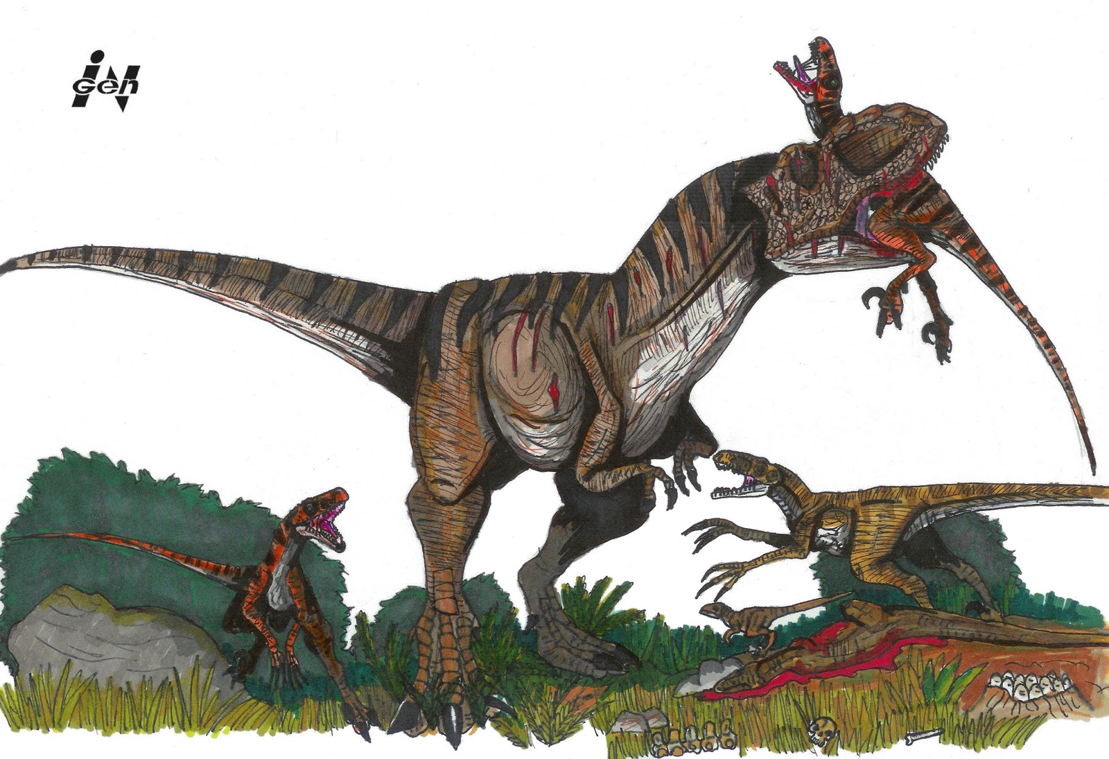 GODZILLA VS TIRANOSAURIO godzilla vs tiranosaurio: