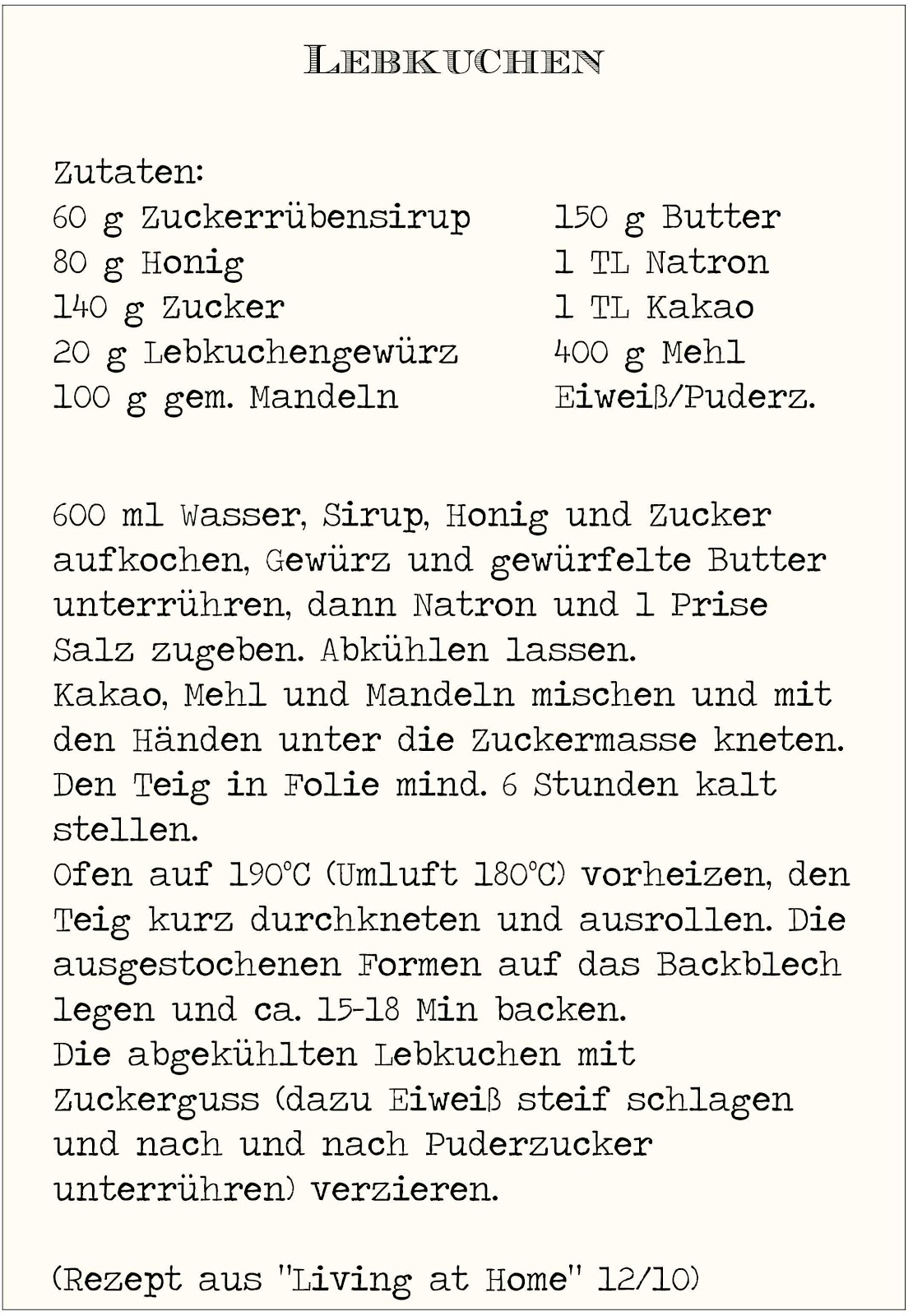 Danamas World Post aus meiner Küche Rezepte