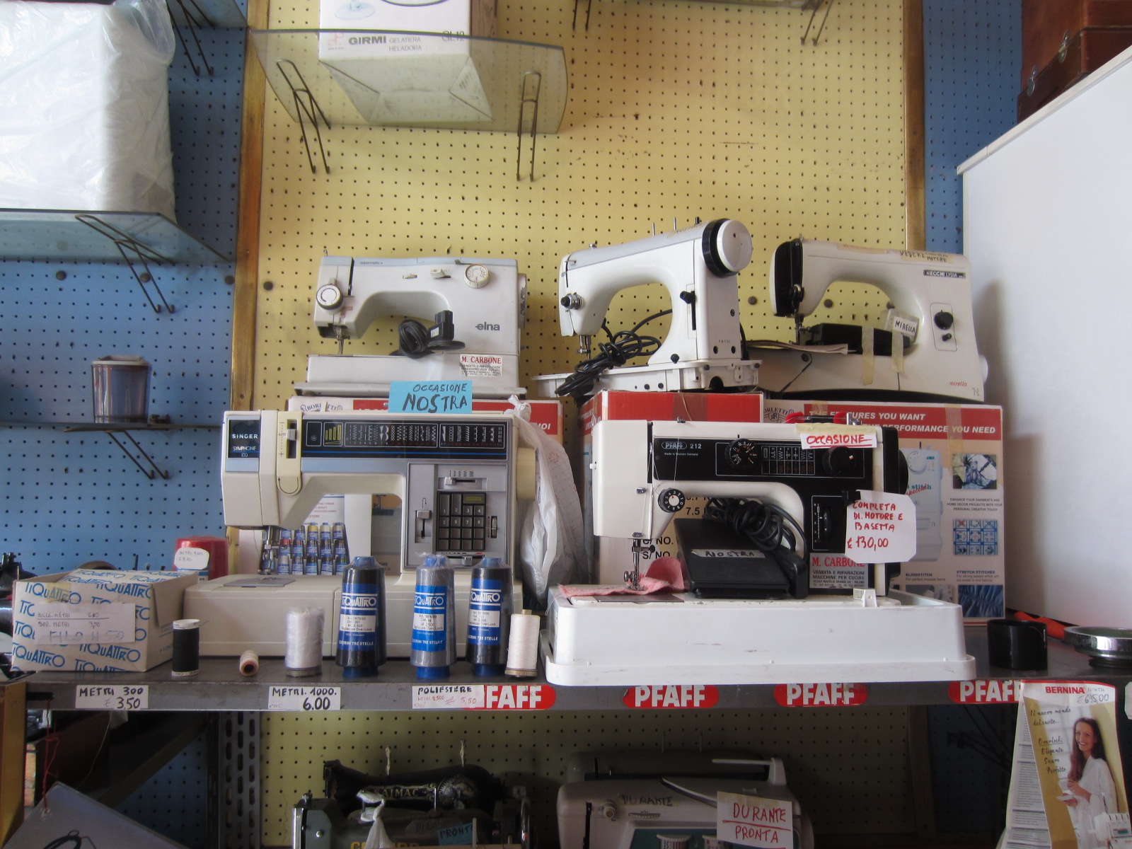 Retro Tech Geneva Sunday Sewing Machines Visiting A Milanese Repair Shop