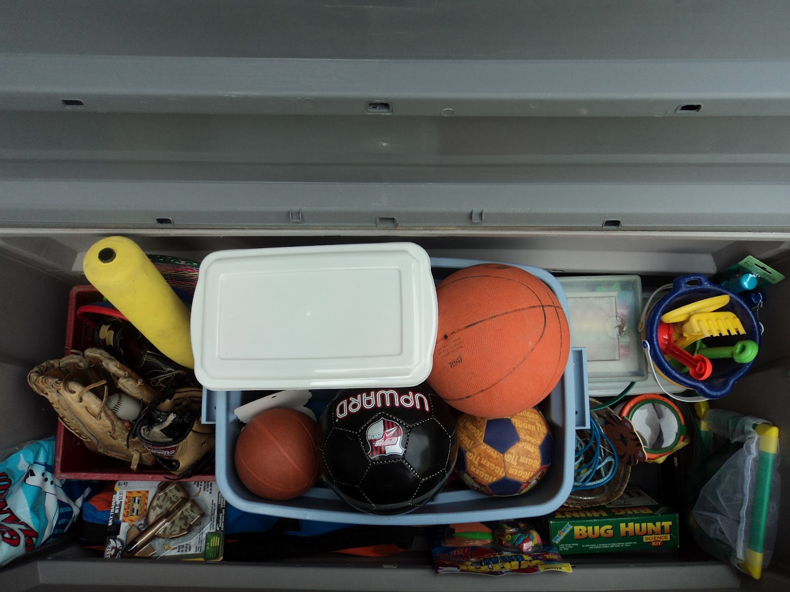 Organizing Our Backyard Deck Box From Overwhelmed to Organized