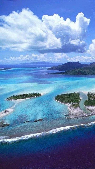 Luxurious place Fiji island in the Pacific ocean