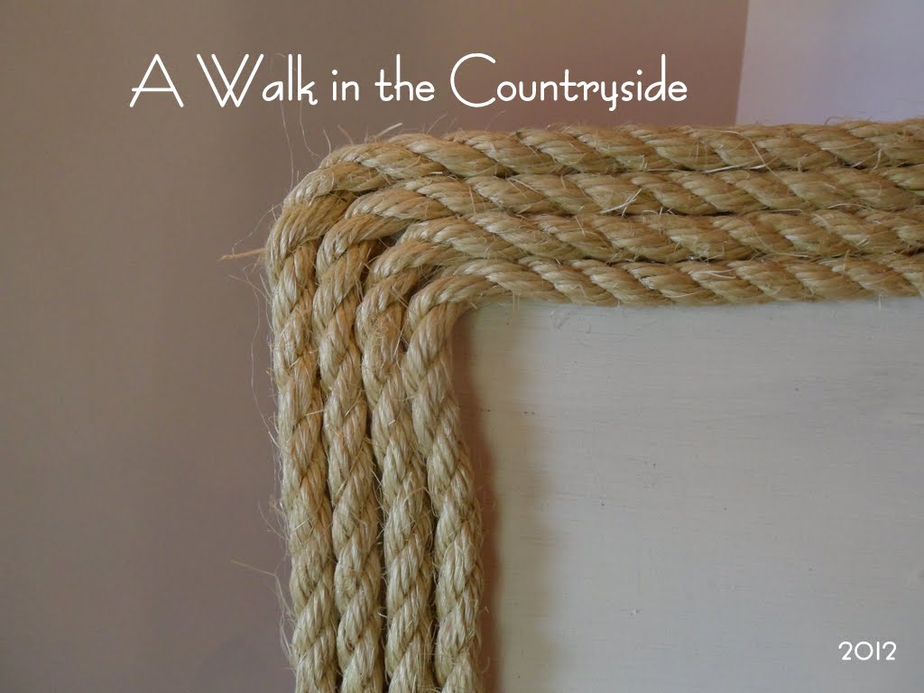 A Walk in the Countryside DIY Rope Plate Chargers