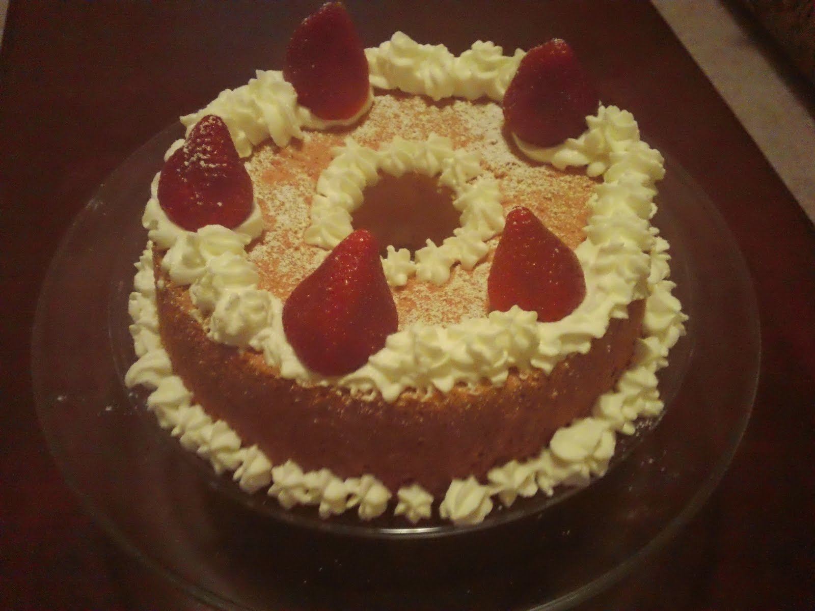 Happy Cooking Angel Food Cake Decoration