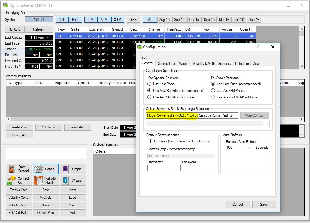 options nse stocks