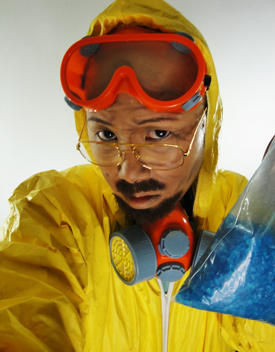 Halloween Makeup Bald & Bearded Walter White from Breaking Bad