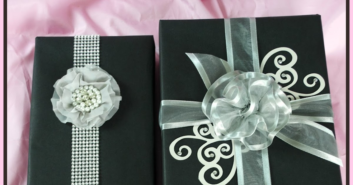 Corner of Plaid and Paisley Gift Wrapping with Jewelry