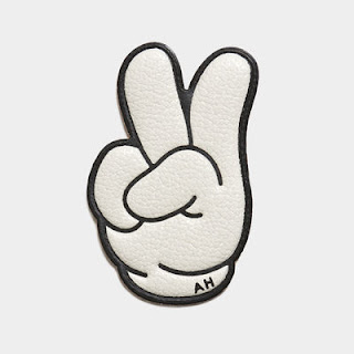 Anya Hindmarch's Mickey's Victory Leather Sticker