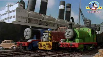 Thomas and friends Gordon the tank engine sea Salty the dockyard diesel Percy the little locomotive