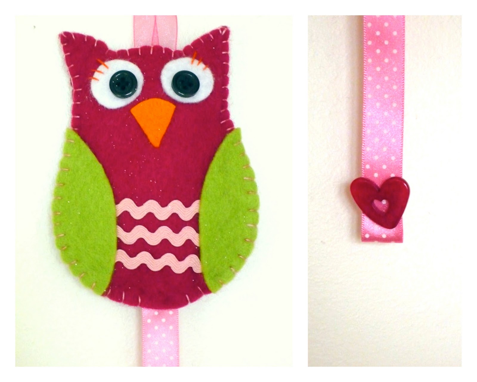 That Cute Little Cake {Craft} Owl Hair Clip Holders