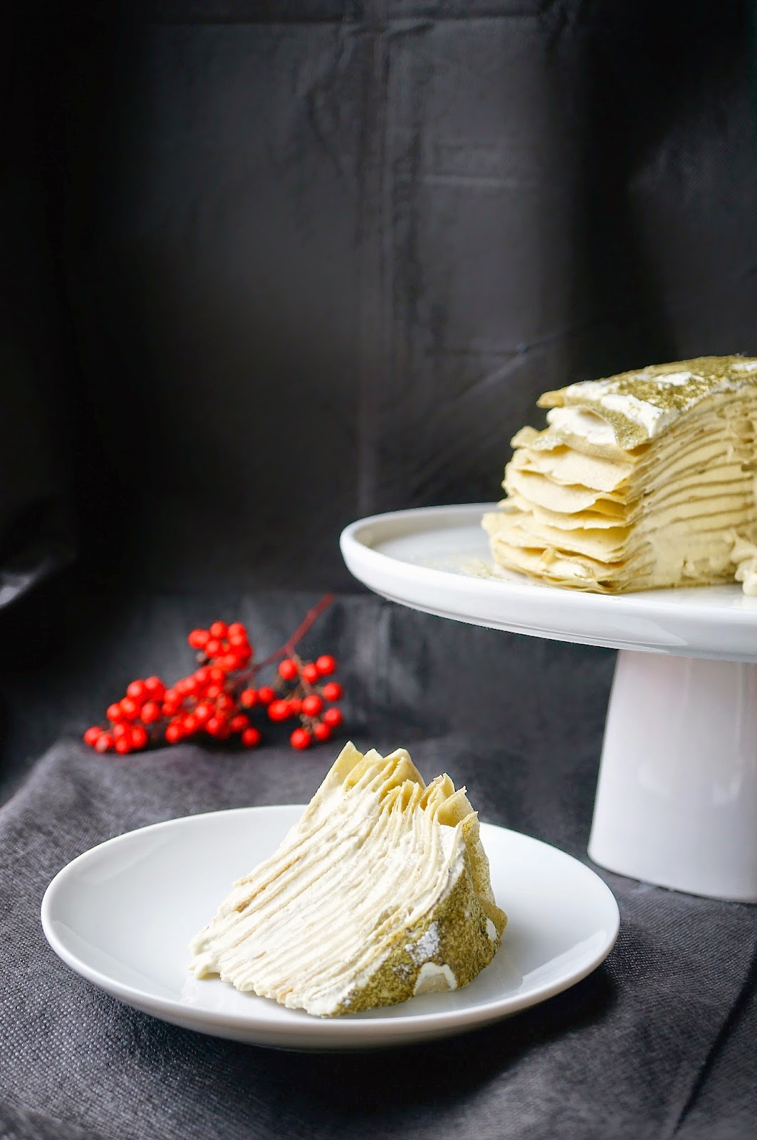 Miss Hangrypants Green tea Crêpe Cake
