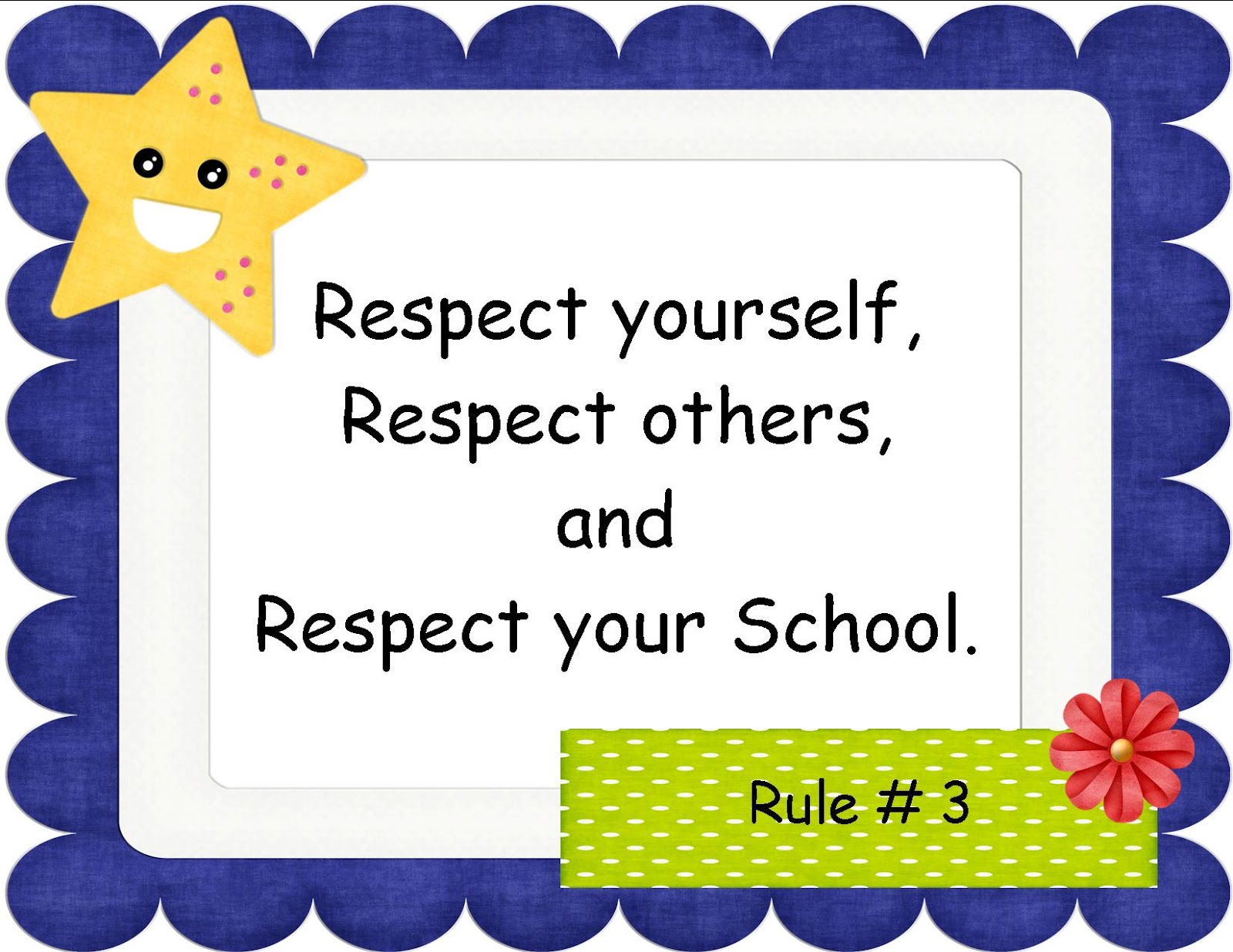 classroom rules elementary