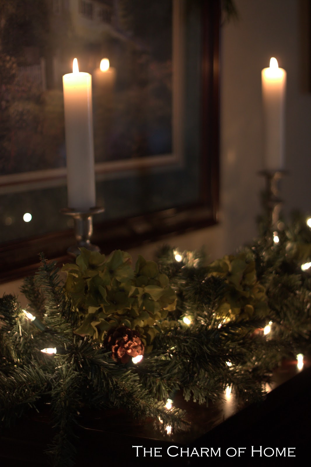 The Charm of Home: Christmas Mantel '12